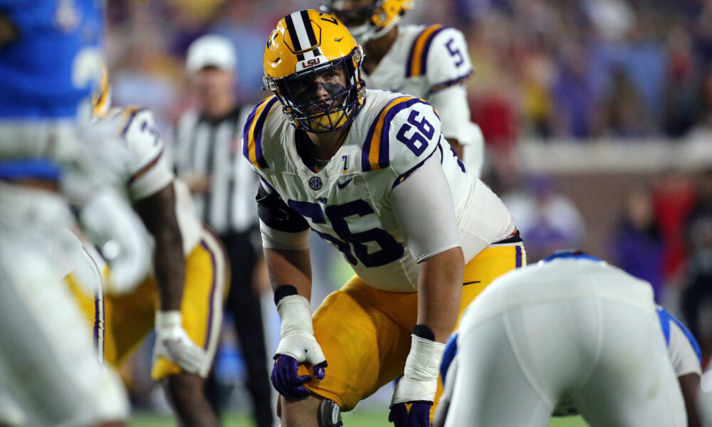 Preseason All-American, LSU, offensive lineman, Will Campbell, Freak of the Week