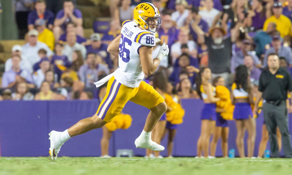 Mason Taylor, LSU, 2024, tight end, Harold Perkins Jr