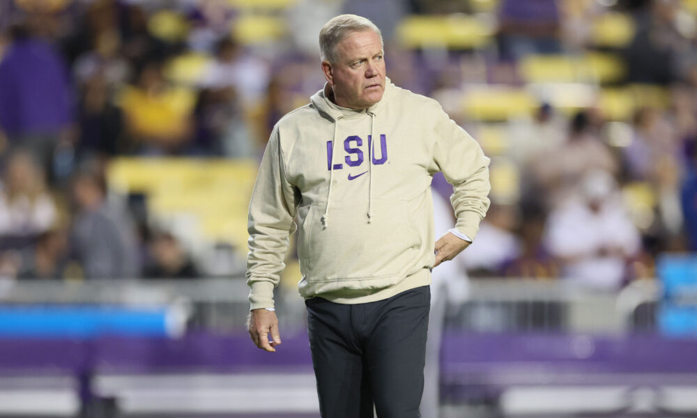 Brian Kelly, LSU, coach, 2024, Nicholls