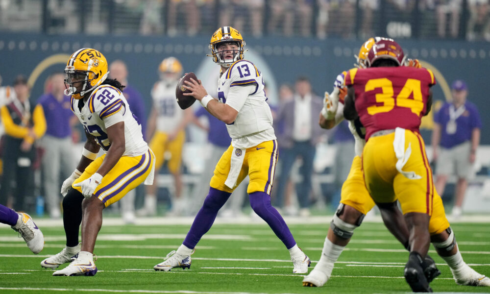 Garrett Nussmeier, LSU, quarterback, 2024, USC