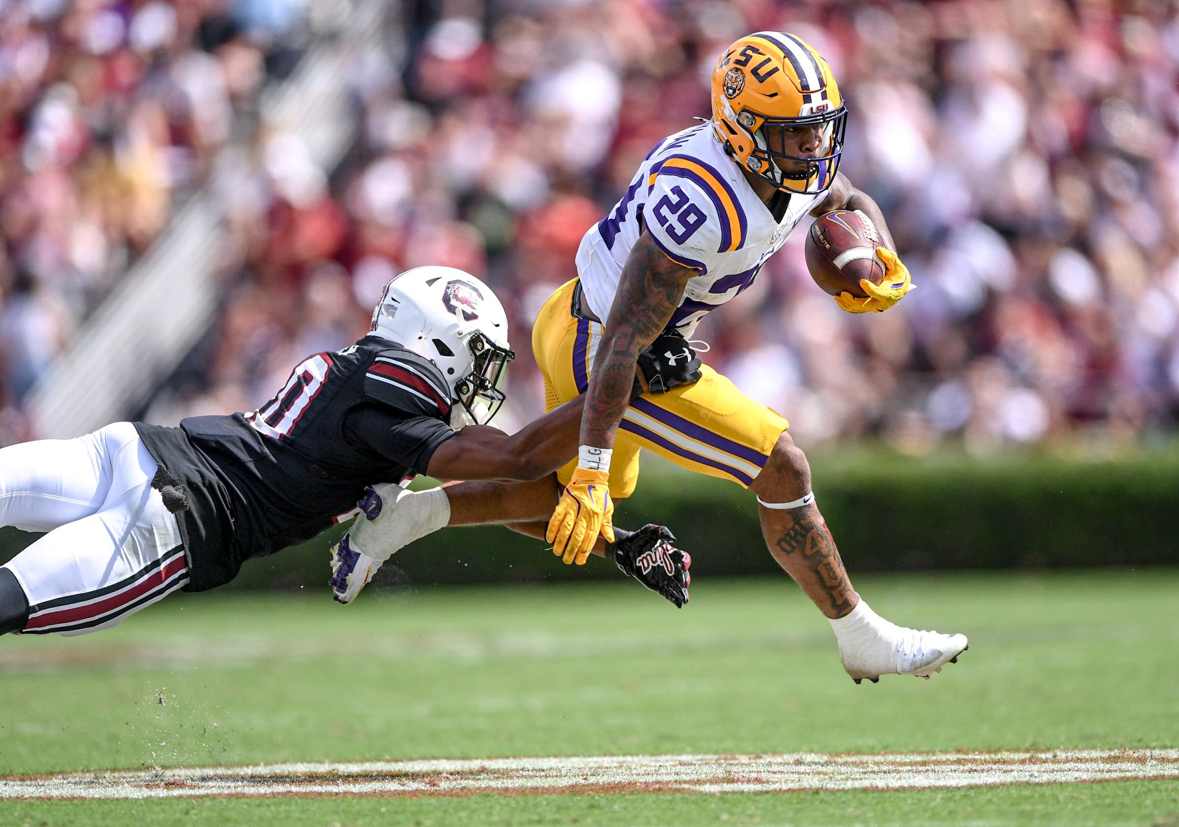 Caden Durham, LSU, running back, freshman, football