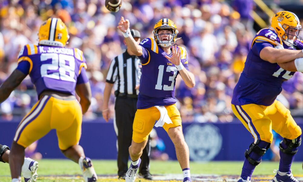 Garrett Nussmeier, LSU, quarterback, 2024, SEC