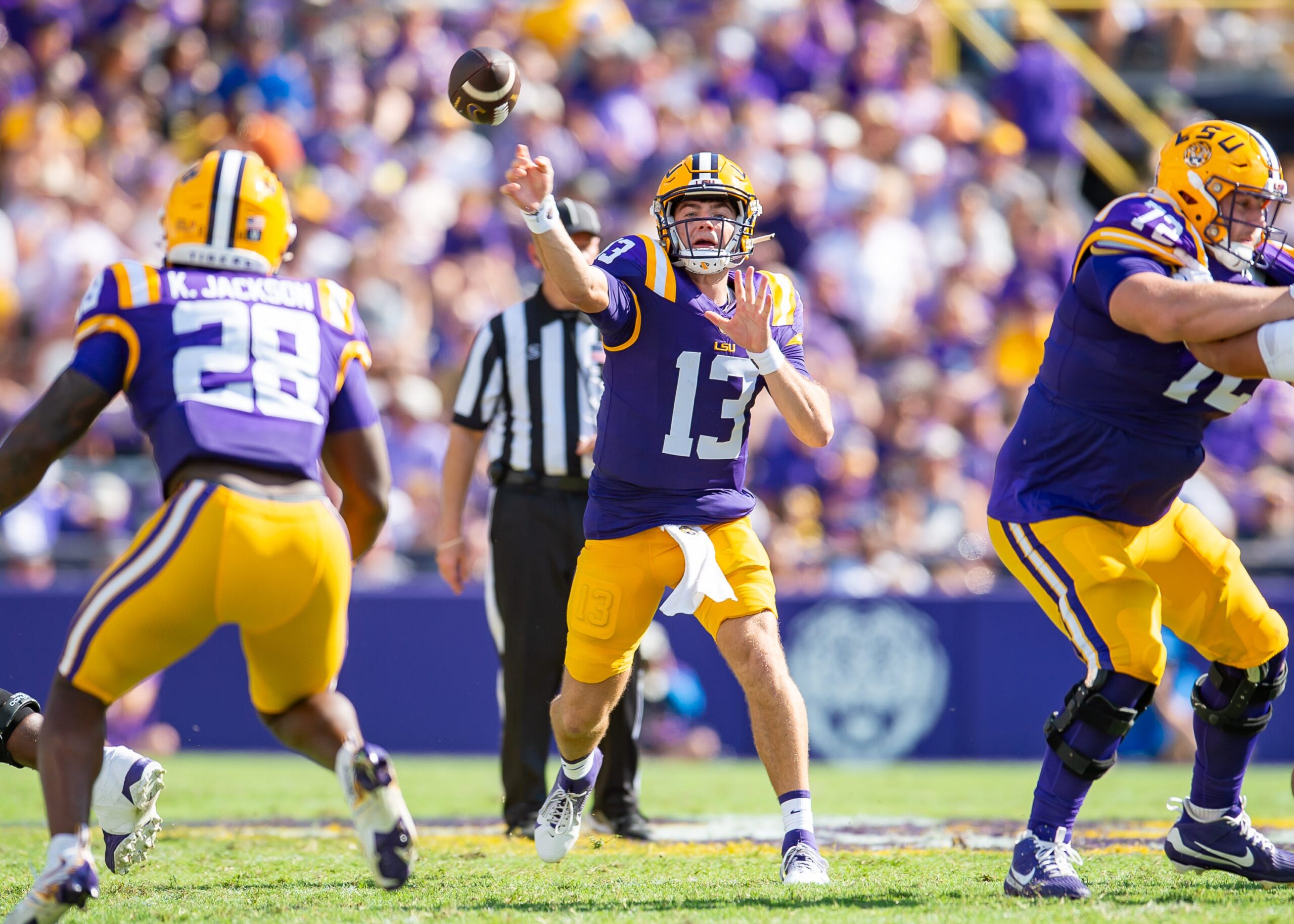 Garrett Nussmeier, LSU, quarterback, 2024, SEC