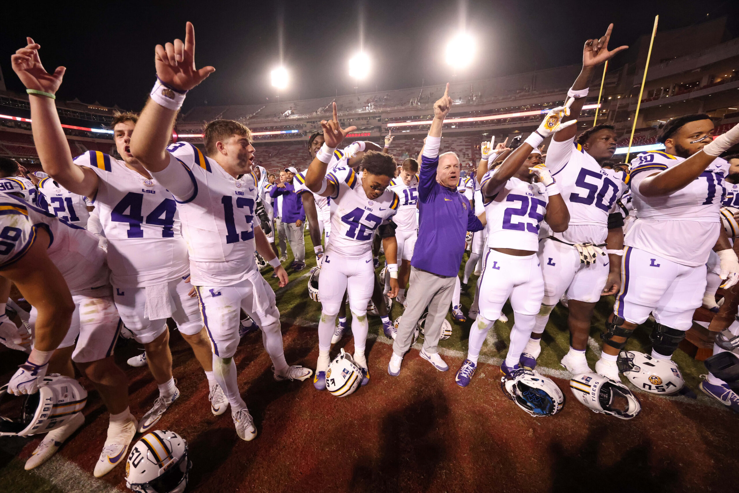 Brian Kelly, LSU, football, Arkansas, homecoming