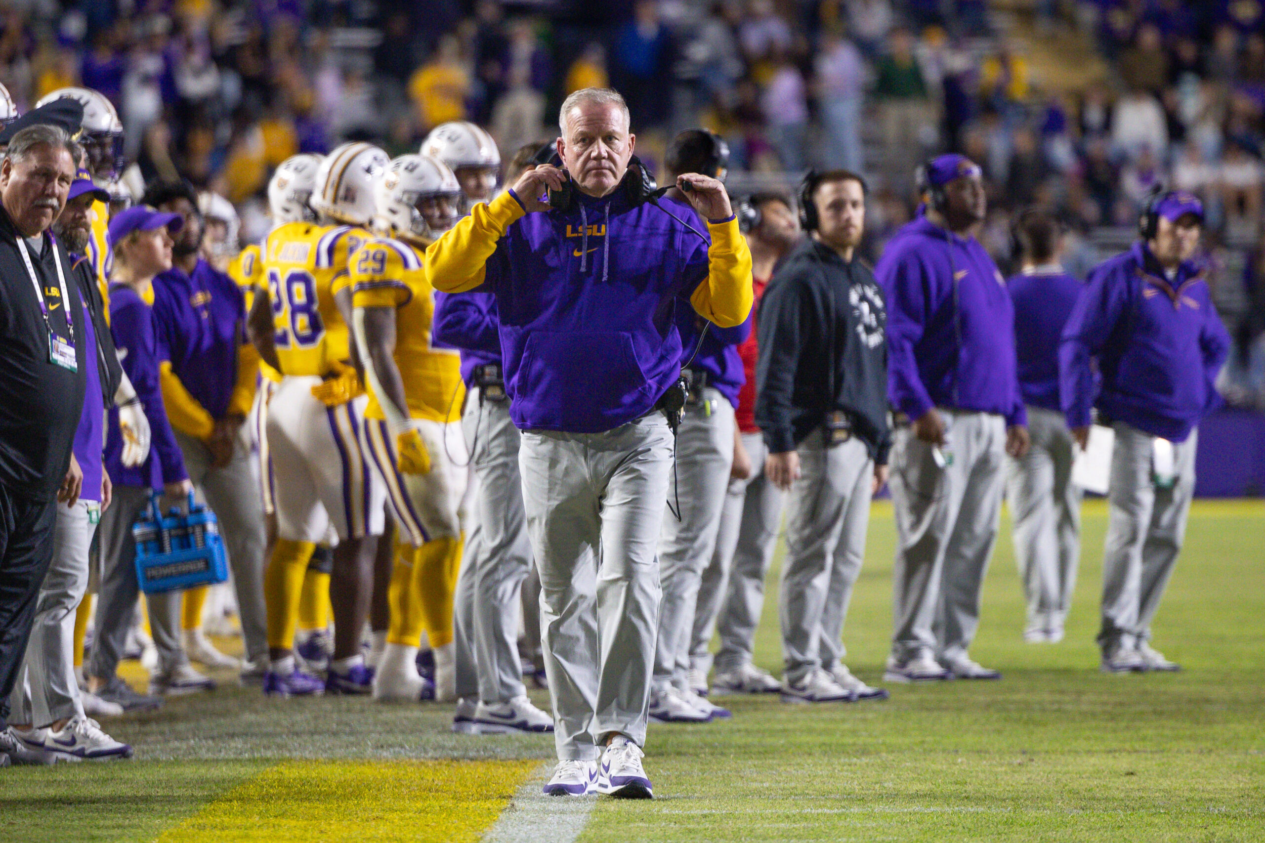 Brian Kelly, coach, LSU, transfer portal, football