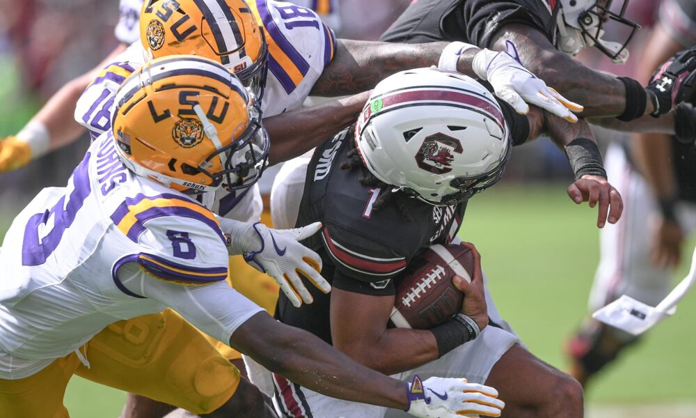 Mike Tyler, LSU, tight end, three-star, South Carolina