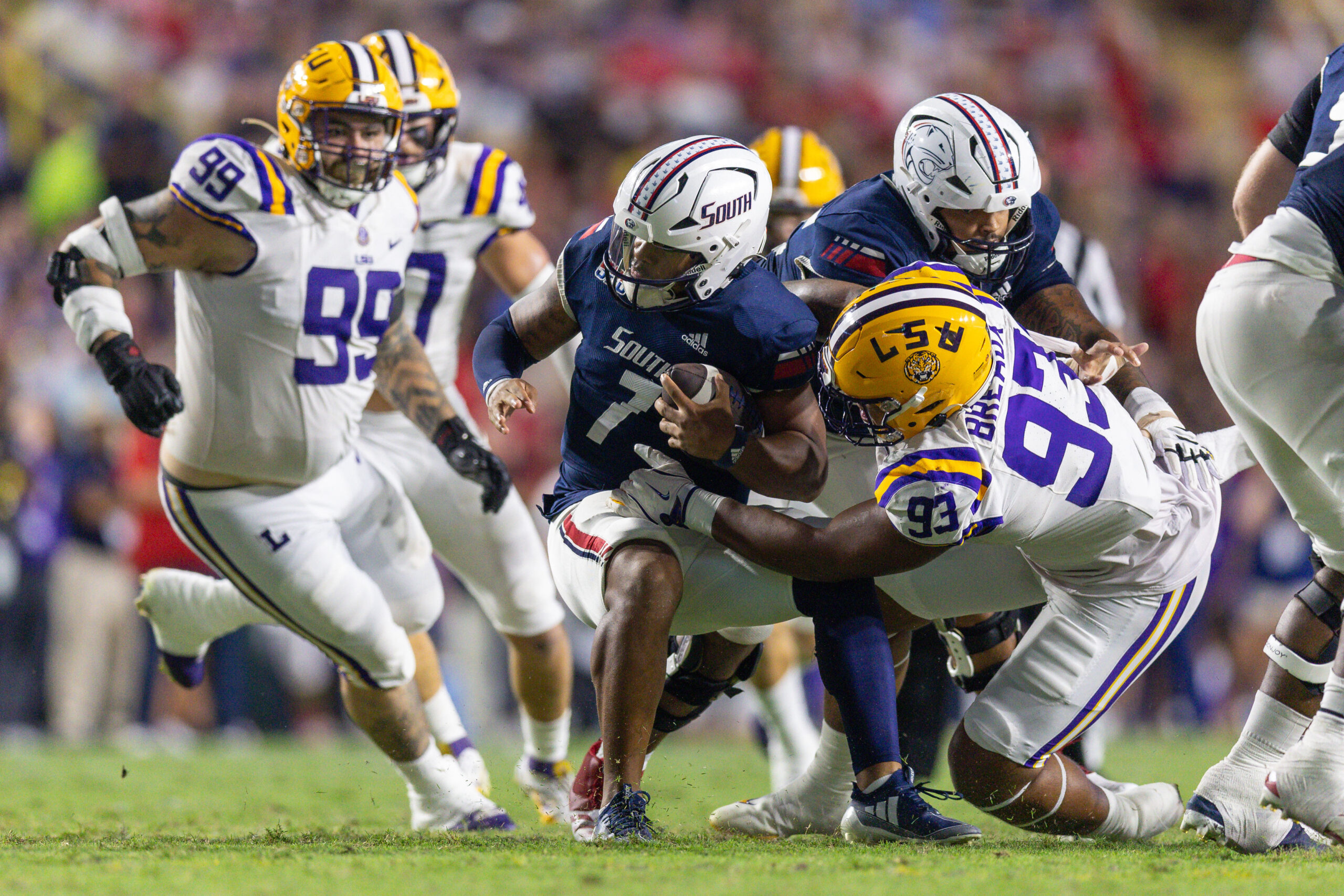 JaReylan McCoy, LSU, football, four-star, defensive lineman