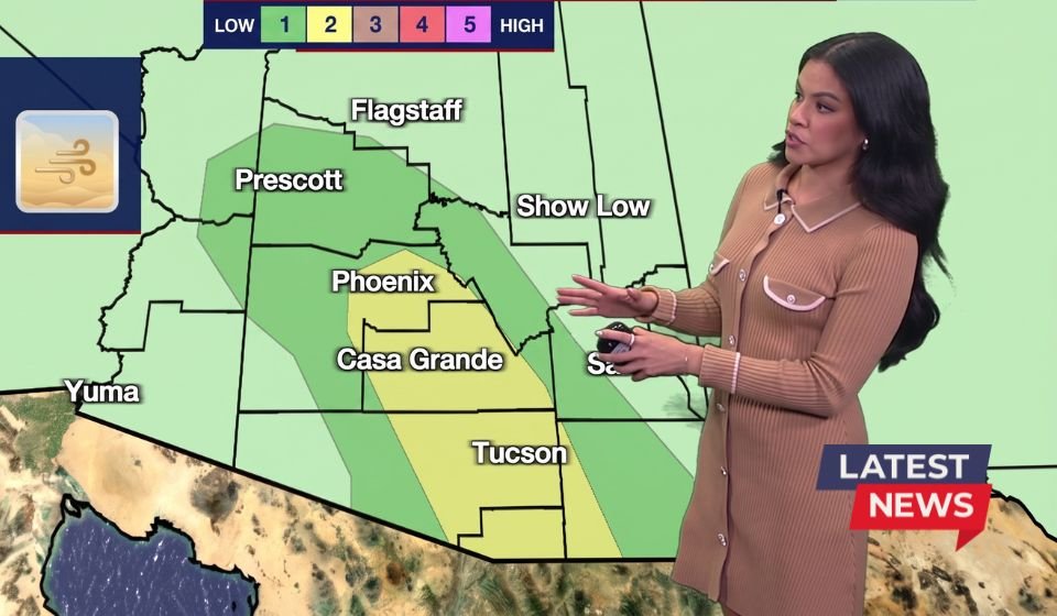 Storm threat upgraded to category two with dangerous winds, dust alerts