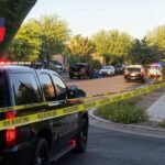 Man arrested in deadly double shooting in Mesa, shooting suspect still at large